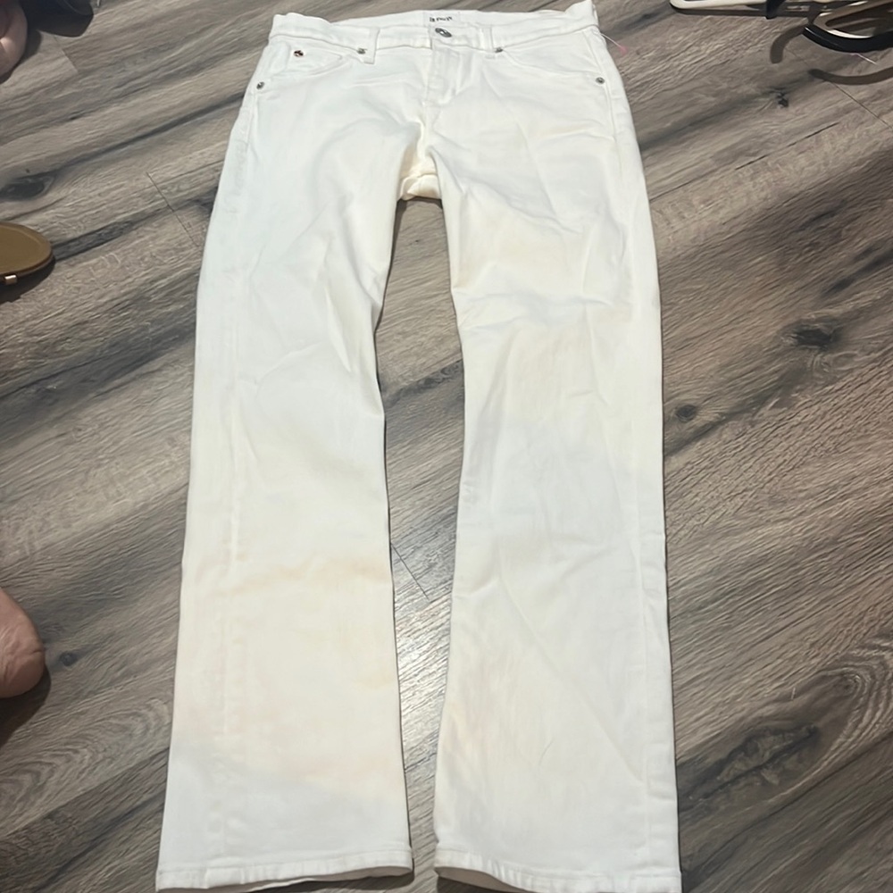 Hudson Jeans Women's White Boot Cut Jeans